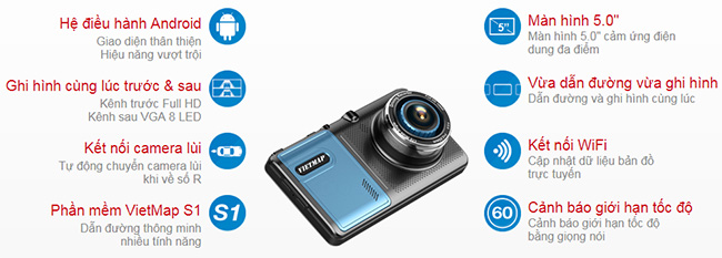 Thông số Vietmap A50